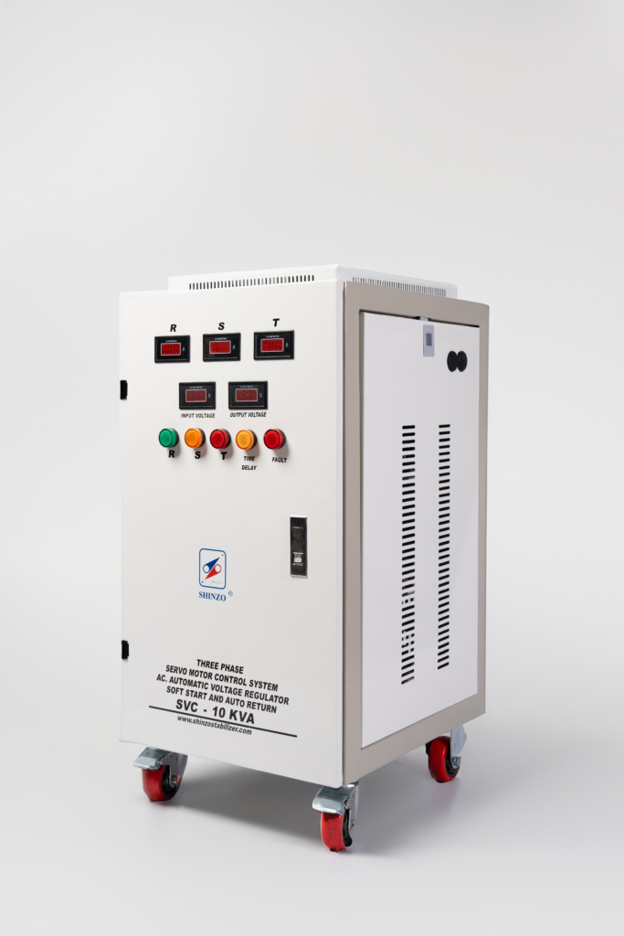 Stabilizer listrik Shinzo SVC 10 KVA three phase