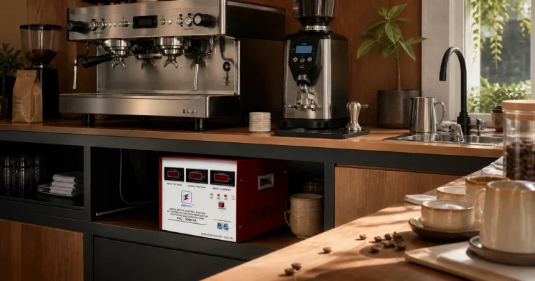 Stabilizer untuk Coffee Shop: Melindungi Mesin Espresso & Grinder