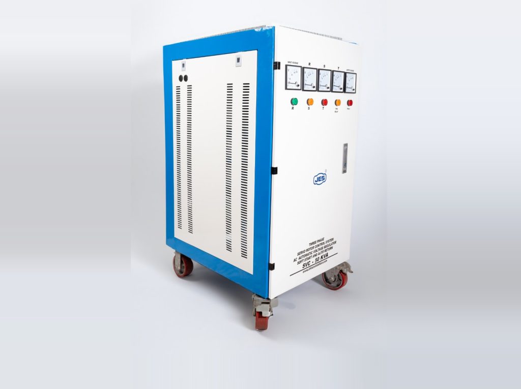Stabilizer listrik JES 50 KVA Three Phase
