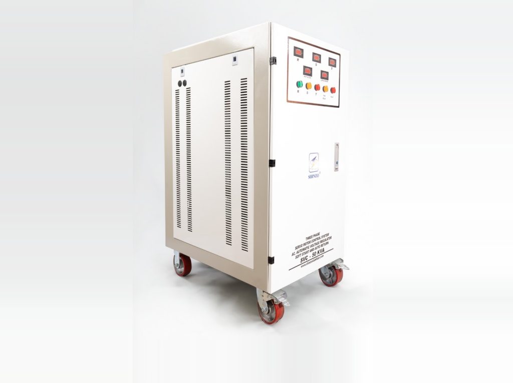 Stabilizer listrik Shinzo 50 KVA Three Phase