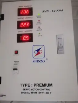 Foto Shinzo PREMIUM SVC 10 KVA dari pembeli