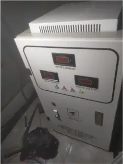 Foto Shinzo SVC 8 KVA dari pembeli