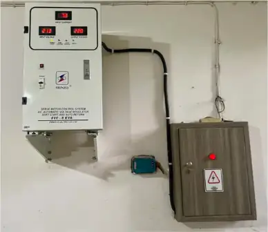 Foto Shinzo SVC 8 KVA dari pembeli